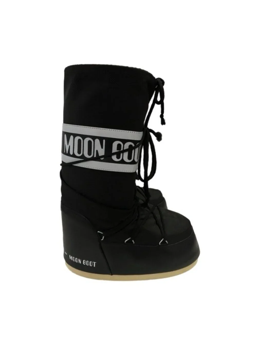 Moon Boot Icon Classic Black Winter Snow Boots W SIZE 10-11.5